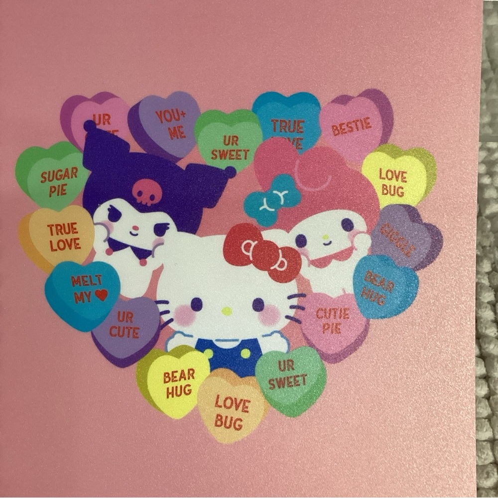 Sanrio Hello Kitty & Friends x Sweethearts 5 Tab 80 Lined Sheet Journal Notebook - Picture 3 of 8